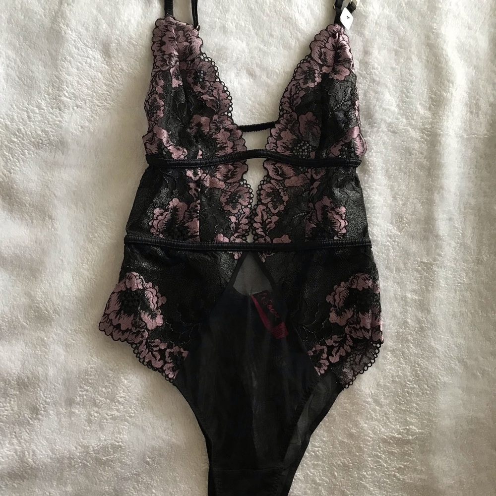 Black and Purple Sexy Lingere